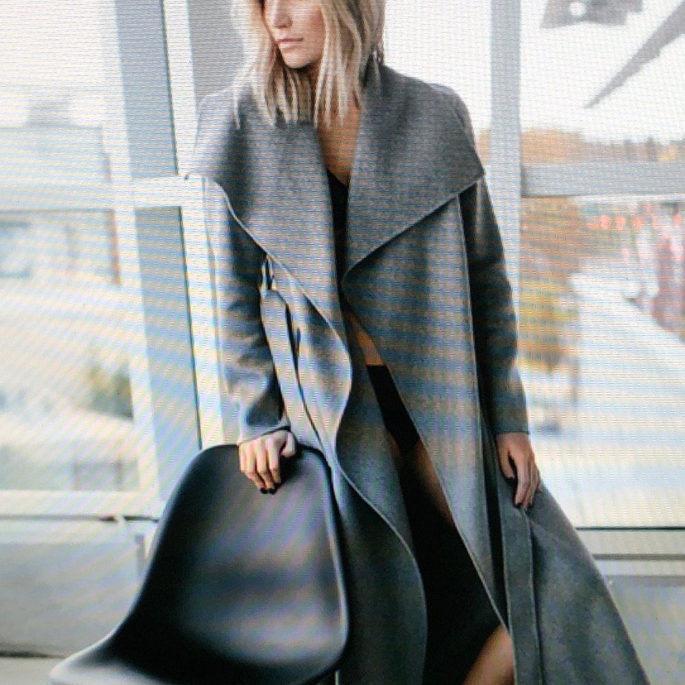 Mackage Mai Long Wool Wrap Coat